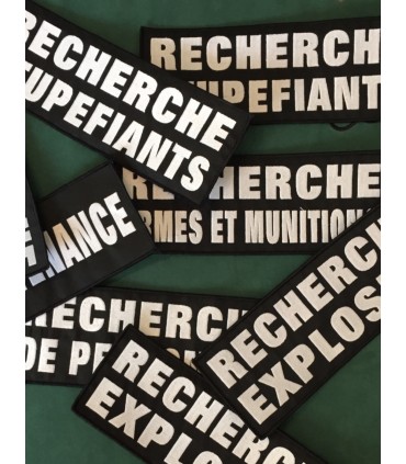 DOSSARD / FLAP Personnalisé sur velcro