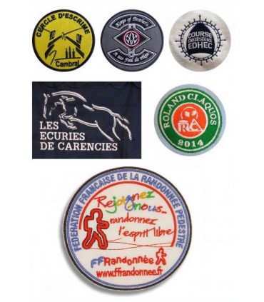 Ecussons brodés Club et Association SPORTIVE