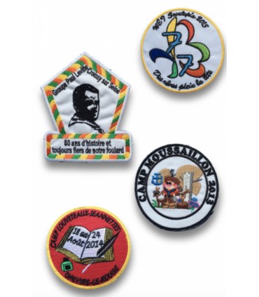 écusson brodé scout et guides de france