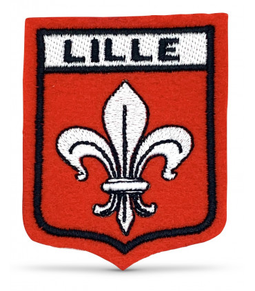 écusson brodé ville de lille 59000