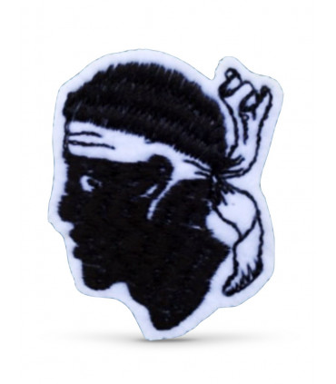 écusson brodé Corse tête de Maure