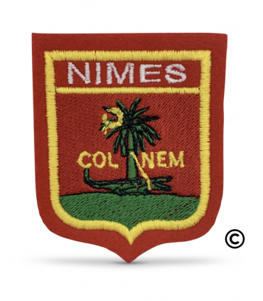 écusson brodé ville de Nîmes. COL NEM. 30000