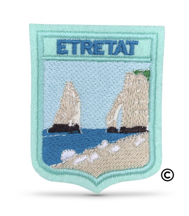 écusson brodé les falaises d'Etretat 76790