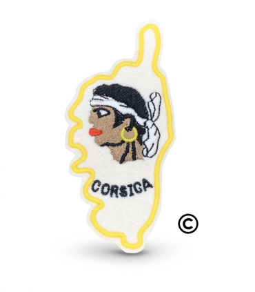 écusson brodé île corse corsica