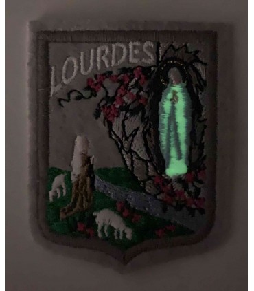 vierge marie fluorescent