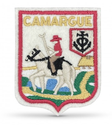 écusson brodé Camargue cheval