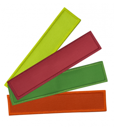 bande patro coloris fluo personnalisable sur velcro