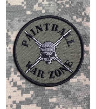 Ecusson Paintball War Zone