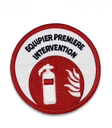 logo brodé équipier première intervention