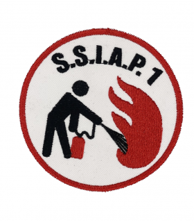 ecusson SSIAP1 Service de Sécurité Incendie et d'Assistance aux Personnes de niveau 1