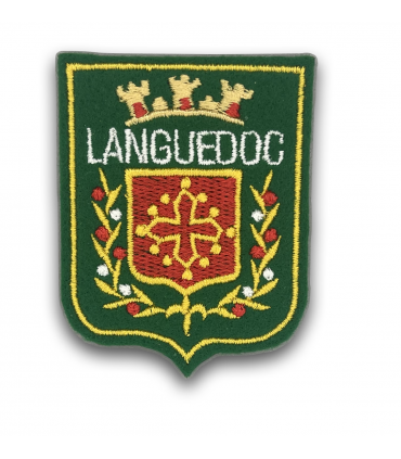 écusson brodé Languedoc à coudre