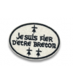 Ecusson brodé je suis fier d'être BRETON