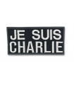 écusson rectangle brodé je suis Charlie