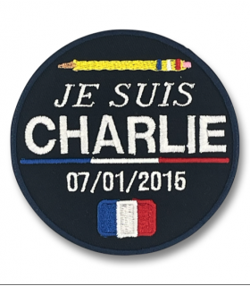 écusson brodé je suis Charlie