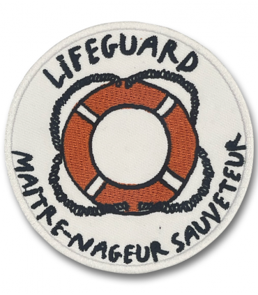 Ecusson lifeguard maitre-nageur sauveteur