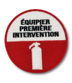 écusson brodé équipier première intervention EPI