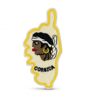 écusson brodé île corse corsica