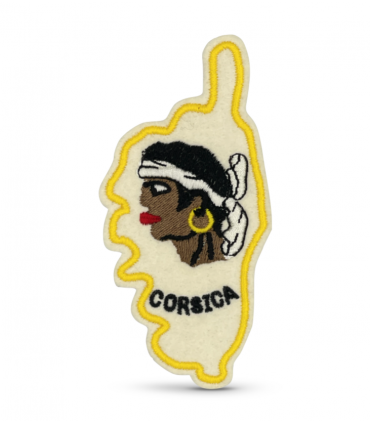 écusson brodé île corse corsica
