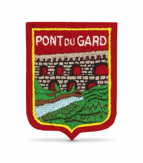 Ecusson brodé PONT DU GARD
