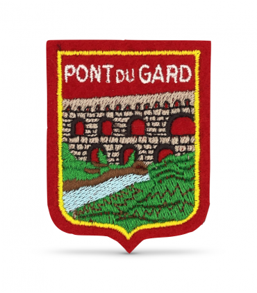 Ecusson brodé PONT DU GARD