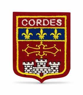 Ecusson brodé Ville de CORDES