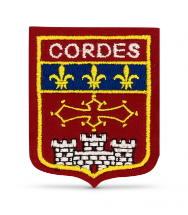 Ecusson brodé Ville de CORDES