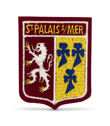 Ecusson brodé Ville de ST PALAIS SUR MER