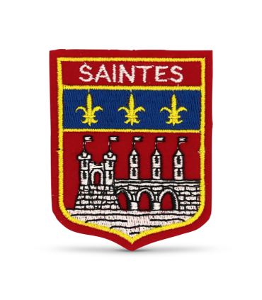 Ecusson brodé Ville de SAINTES