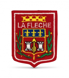 Ecusson brodé Ville de LA FLECHE