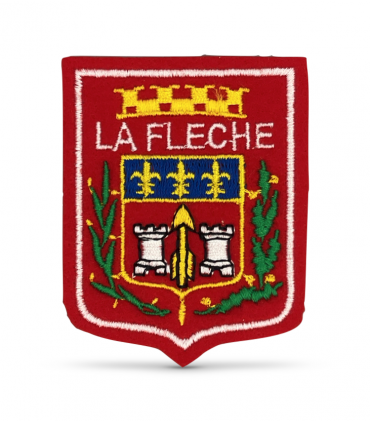 Ecusson brodé Ville de LA FLECHE
