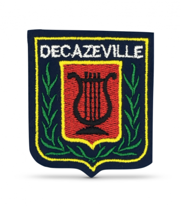 Ecusson brodé Ville de DECAZEVILLE