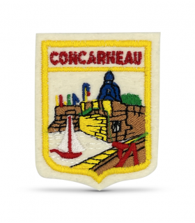 Ecusson brodé de le Ville de CONCARNEAU