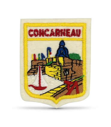 Ecusson brodé de le Ville de CONCARNEAU