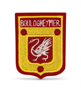 Ecusson brodé de le Ville de BOULOGNE/MER