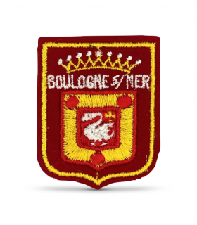 Ecusson brodé Ville de Boulogne / Mer