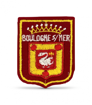 Ecusson brodé Ville de Boulogne / Mer