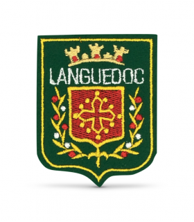écusson brodé Languedoc à coudre