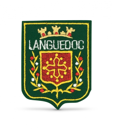 écusson brodé Languedoc à coudre