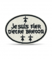 Ecusson brodé je suis fier d'être BRETON