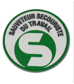 Patch PVC  SST Sauveteur Secouriste du Travail