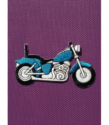 ÉCUSSON CUSTOM BLEU