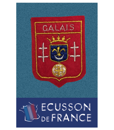 Ecusson brodé Ville de CALAIS