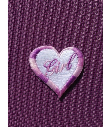 ÉCUSSON COEUR GIRL
